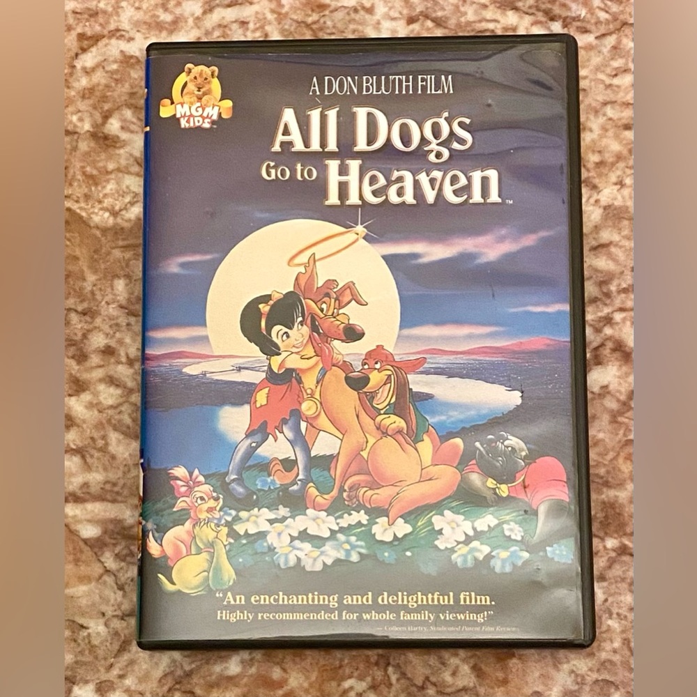 ALL DOGS GO TO HEAVEN DVD; Never played; Perfect condition. NEW.